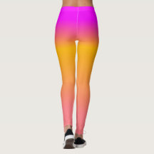 Hot rosa Orange Ombre Gradient