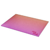 Hot rosa Reverse-Glas-Schneidplatte Schneidebrett (Ecke)