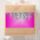 Hot-Rosa und Imitat Glitzer (Insitu)