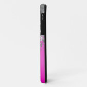 Hot-Rosa und Imitat Glitzer Case-Mate iPhone Hülle (Hinten/Links)