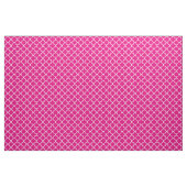 Hot Rosa und White Simple Quatrefolie Stoff (Fat Quarter (45,7 x 55,9 cm))