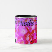 Hot rosa violette Blumen Blumen Hydrangeas Tasse (Zentrum)