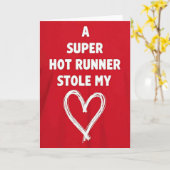 Hot Runner Hat Mein Herz Gestohlen Karte (Gelbe Blume)