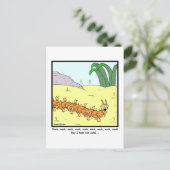 Hot Sand Postkarte (Stehend Vorderseite)