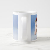 Hot "Santa's Helper" Coffee Cup Jumbo-Tasse (Rückseite)