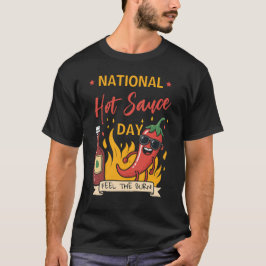Hot Sauce Day Funny Hot Chili T-Shirt