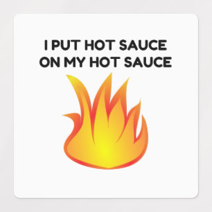 Hot Sauce Etiketten