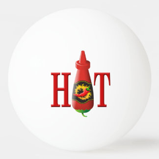 Hot Sauce Flasche Ping Pong Ball Tischtennisball