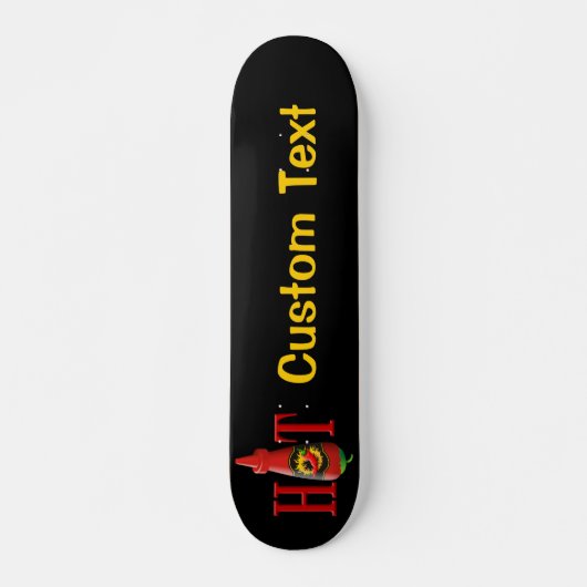 Hot Sauce Flasche Skateboard (Vorne)