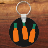 Hot Sauce Flaschen Schlüsselanhänger (Vorderseite)