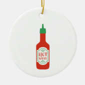 Hot Sauce Keramik Ornament (Vorne)