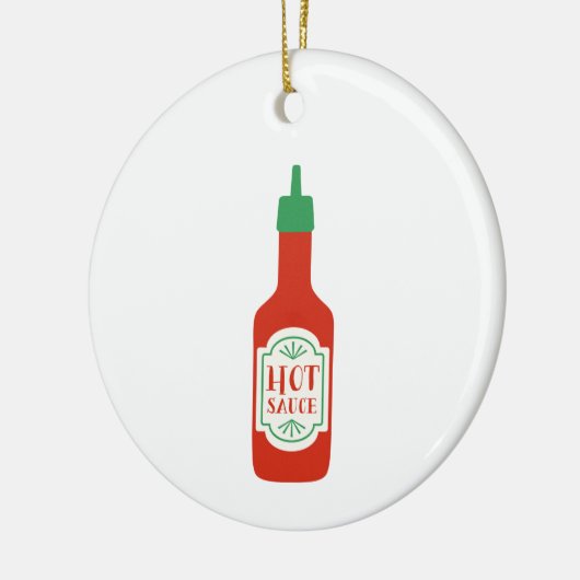 Hot Sauce Keramik Ornament (Links)