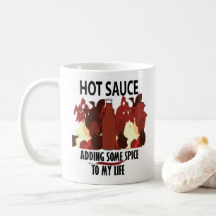 Hot Sauce Ketchup Fire Red Chili Pepper Kaffeetasse