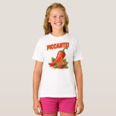 Hot Sauce Lover Tee – Kühnes rotes Paprika-Design (Vorne ganz)