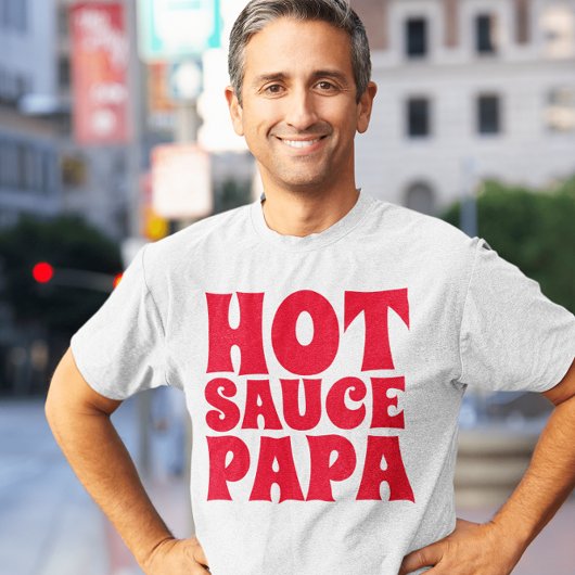 HOT SAUCE PAPA MENS VATER T - SHIRT
