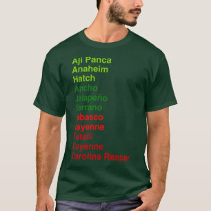 Hot Sauce Paprikaschoten List Ghost Pepper olina S T-Shirt
