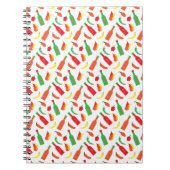 Hot Sauce Pattern Notizblock (Vorderseite)