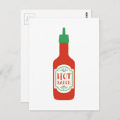 Hot Sauce Postkarte (Vorne/Hinten)