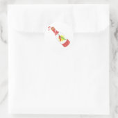 Hot Sauce Runder Aufkleber (Tasche)