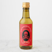 Hot sauce with skull on label weinetikett (Vorderseite)