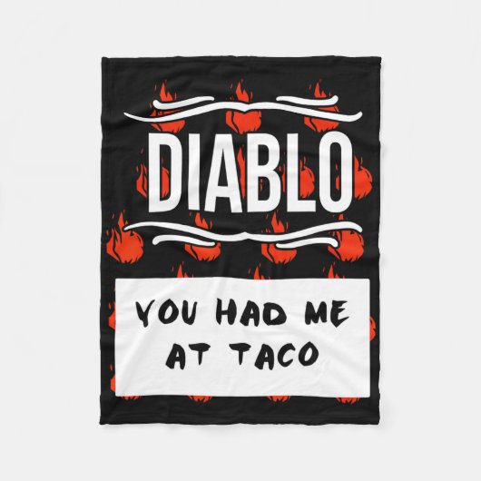 Hot Sauces Group Halloween Diablo Sauce Sie hatten Fleecedecke (Vorderseite)