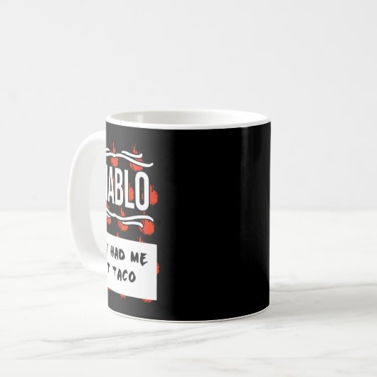 Hot Sauces Group Halloween Diablo Sauce Sie hatten Kaffeetasse (Vorderseite Links)