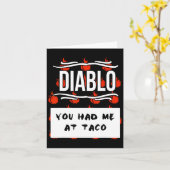 Hot Sauces Group Halloween Diablo Sauce Sie hatten Karte (Gelbe Blume)