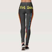 Hot & Saucy Leggings: Mr. Pepper Face von Hattwood Leggings (Rückseite)