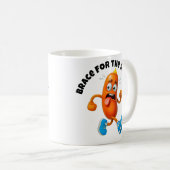 Hot Sausage Escape Kaffeetasse (VorderseiteRechts)