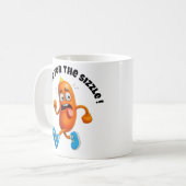 Hot Sausage Escape Kaffeetasse (Vorderseite Links)