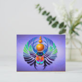Hot Scarab Light Postkarte (Stehend Vorderseite)