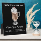 Hot Schokolade Bar Drink Plaque Fotoplatte (Seite)