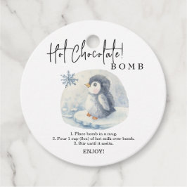 Hot-Schokolade-Bombe-Tag.Winter-Kakao-Bombe Geschenkanhänger