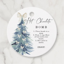 Hot-Schokolade-Bombe-Tag.Winter-Kakao-Bombe Geschenkanhänger