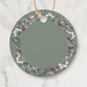 Hot-Schokolade-Bombe-Tag. Winterwärme Kakaobombe F Geschenkanhänger (Rückseite)