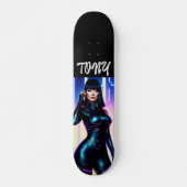 HOT SCI-FI CURVY FRAMAN PERSONALISIERTE SKATEBOARD (Vorne)