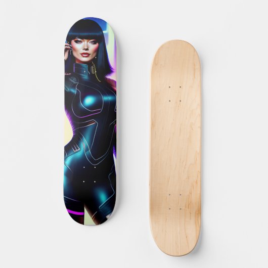 HOT SCI-FI CURVY FRAMAN SKATEBOARDS (Vorderseite)