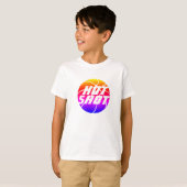 Hot Shot | Basketball Zitat mit weißem Text T-Shir T-Shirt (Vorne ganz)