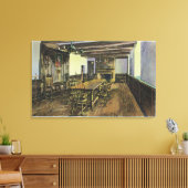 Hot Shot Battery Cannon über Niagara Mouth Leinwanddruck (Insitu (Wohnzimmer))