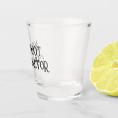 Hot Shot Contractor | Funny Gift Shotglas Schnapsglas (Rechts)