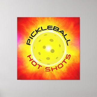 Hot Shots bei Pickleball 1 Leinwanddruck