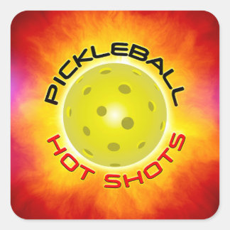 Hot Shots in Pickleball 1 Aufkleber