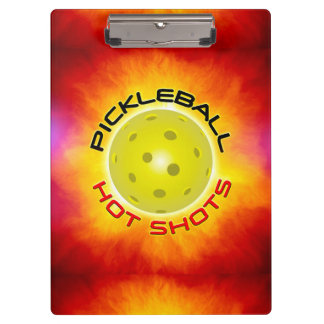 Hot Shots in Pickleball 1 Zwischenablage Klemmbrett