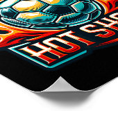 Hot Shots Soccer Team Poster (Ecke)