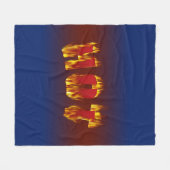 Hot Sign Fleecedecke (Vorderseite (Horizontal))