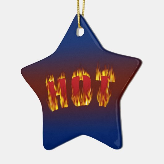 Hot Sign Keramik Ornament (Links)