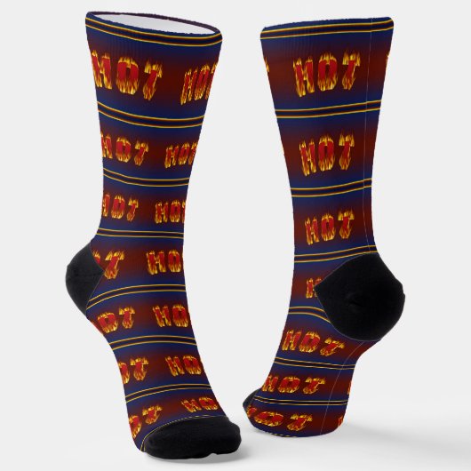Hot Sign Socken (Gewinkelt)