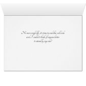 Hot Silver und Black Cheetah Print für Bridesmaid (Innenansicht Horizontal (Unten))