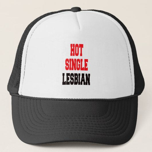 Hot Single Lesbian Truckerkappe (Vorderseite)