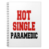 Hot Single Paramedic Notizblock (Vorderseite)